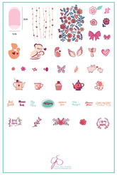 I LoVe my MoM! (CjSH-19) - Clear Jelly Stamping Plate